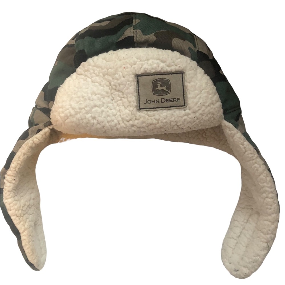 John Deere Toddler Camouflage skull cap. One Size.